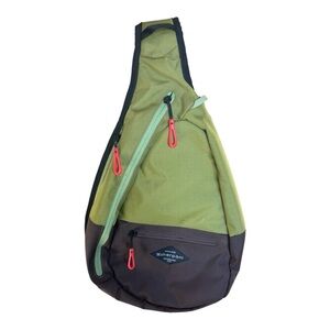 Sherpani Olive and Brown Crossbody Bag